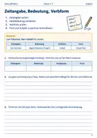 Vorschau - Arbeitsblätter - Englische Zeiten unterscheiden Arbeitsheft Klasse 6 bis 7 - Seite 2