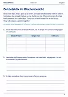 Vorschau - Arbeitsblätter - Englische Zeiten unterscheiden Arbeitsheft Klasse 6 bis 7 - Seite 3