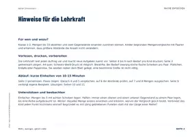 Vorschau - Unterrichtsreihen - Mengen vergleichen Klasse 1–2 | Mehr, weniger, gleich viele | Mathe - Seite 2