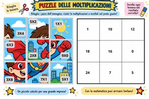 anteprima - Esercizi - Il puzzle delle moltiplicazioni - Pagina 2