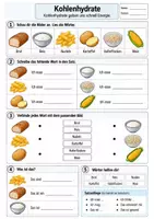 Vorschau - Arbeitsblätter - DaZ Ernährung & Lebensmittel | Bild-Wortschatz mit einfachen Übungen | Deutsch als Zweitsprache - Seite 2