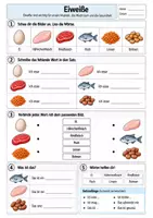 Vorschau - Arbeitsblätter - DaZ Ernährung & Lebensmittel | Bild-Wortschatz mit einfachen Übungen | Deutsch als Zweitsprache - Seite 3