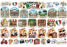 anteprima - Materiale di supporto/inclusione - Storytelling "Sir Kabuki goes to Rome. A new adventure in Italy" - Pagina 3