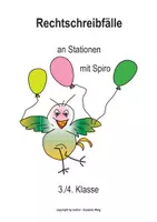 Vorschau - Arbeitsblätter - Rechtschreibfälle an Stationen - ck-Fall - Deckblatt