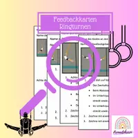 Vorschau - Arbeitsblätter - Feedback Ringturnen - Deckblatt