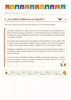 Vorschau - Arbeitsblätter - Halloween en España – Spanisch Arbeitsblätter A1–A2 - Seite 2