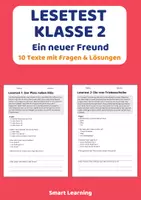 Vorschau - Arbeitsblätter - Lesetest Klasse 2 – Ein neuer Freund | 10 Texte mit Fragen & Lösungen - Deckblatt