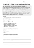 Vorschau - Stundenentwürfe - Lesetest Klasse 2 – Ein lustiger Tag | 10 Texte mit Fragen & Lösungen - Seite 2