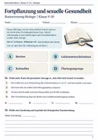 Vorschau - Arbeitsblätter - Fortpflanzung Basisscreening Biologie Klasse 9–10 - Deckblatt
