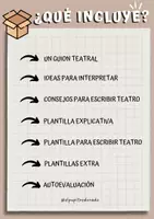 Vista previa - Unidades / Secuencias / Situaciones de Aprendizaje - PACK TEATRO @elpupitredorado (castellano y valenciano) - página 3