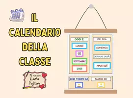 anteprima - Altro tipo di materiale - Il calendario della classe - attività di routine - Pagina di copertina