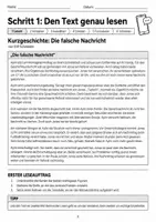 Vorschau - Arbeitsblätter - Inhaltsangabe Klasse 7/8 Kurzgeschichten Materialpaket - Seite 3