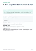 Vorschau - Arbeitsblätter - Java Methoden – Programmieren mit Bausteinen | Sek I - Seite 1