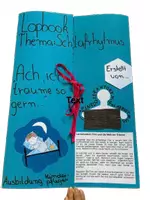 Vorschau - Text - Lapbook: Grundlagen des Schlafes - Deckblatt