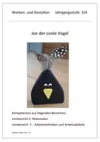 Vorschau - Stundenentwürfe - Holz - Holzbearbeitung - Joe der coole Vogel - Deckblatt