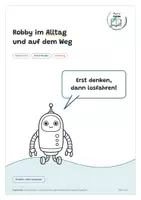Vorschau - Arbeitsblätter - Robby im Alltag: Algorithmen und Spiel - Deckblatt