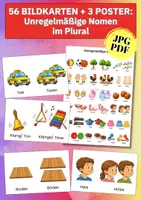 Vorschau - Arbeitsblätter - Sprachförderung Materialpaket – Bildkarten, Legespiele & Arbeitsblätter für Kita und Grundschule - Seite 1
