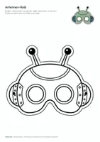 Vorschau - Spiele - Robotermasken: 4 Bastelvorlagen in A4 - Seite 2