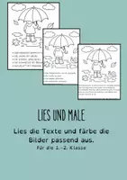 Vorschau - Arbeitsblätter - Lies und male (Herbst) - Deckblatt