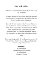 Vorschau - Arbeitsblätter - Lies und male (Herbst) - Seite 1