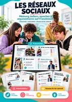 Vorschau - Arbeitsblätter - Argumentieren auf Französisch – Les réseaux sociaux | Schreiben & Sprechen - Deckblatt