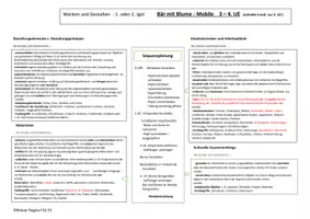Vorschau - Stundenentwürfe - Papierarbeit - Faltschnitt - Bär mit Blume - Seite 1