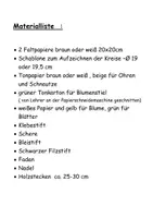 Vorschau - Stundenentwürfe - Papierarbeit - Faltschnitt - Bär mit Blume - Seite 2