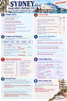 Vorschau - Arbeitsblätter - Sydney – Australia’s Harbour City, Reading Comprehension - Seite 3