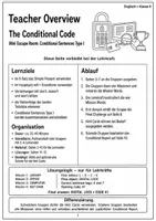 Vorschau - Arbeitsblätter - Escape Room Englisch Conditional Sentences - Seite 1