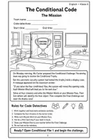 Vorschau - Arbeitsblätter - Escape Room Englisch Conditional Sentences - Seite 2