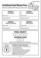 Vorschau - Arbeitsblätter - Escape Room Englisch Conditional Sentences - Seite 3