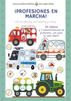 Vista previa - Refuerzo / NEE / Materiales de apoyo - ¡Profesiones en marcha! Loto de objetos y profesiones - Portada