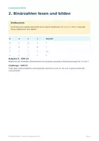 Vorschau - Arbeitsblätter - Daten codieren – Binärzahlen, Text & Pixelbilder | Sek I - Seite 2