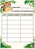 Vorschau - Anderer Materialtyp - Krankenpost der Tigerklasse - Klassentier Tiger - Seite 1