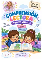Vista previa - Hojas de trabajo - Comprensión lectora: tiempos verbales - Portada