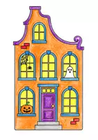 Vorschau - Arbeitsblätter - Kunst Halloween / Ausmalbilder / Fensterdeko / Grundschule / KITA - Seite 3