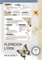 Vorschau - Arbeitsblätter - Lyrik Grundwissen und Gedichtinterpretation als Flipbook - Deckblatt