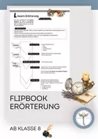 Vorschau - Arbeitsblätter - Flipbook: Erörterung - alles, was man wissen muss! - Deckblatt