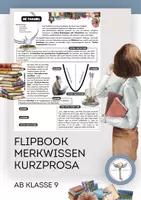 Vorschau - Stundenentwürfe - Flipbook Paket: Kurzprosa - Seite 1