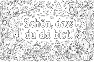 Vorschau - Mal- und Bastelvorlagen - Kollaboratives Malprojekt für den Herbst - Seite 1