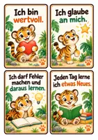 Vorschau - Poster - Affirmationen Tigerklasse - Klassentier Tiger - Seite 1