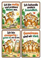 Vorschau - Poster - Affirmationen Tigerklasse - Klassentier Tiger - Seite 2