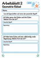 Vorschau - Arbeitsblätter - Geometrie Klasse 4 | Mathematik Klasse 4 | 10 Arbeitsblätter als PDF - Seite 2