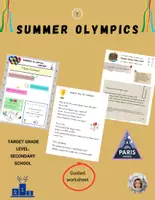 Vorschau - Arbeitsblätter - Summer Olympics | Englisch & Landeskunde - Deckblatt