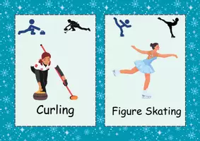 Vorschau - Stationenlernen - Winter Sports & Para Sports: Flashcards - Seite 3