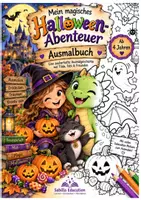 Vorschau - Mal- und Bastelvorlagen - Halloween-Ausmalbuch – Abenteuer ab 4 - Deckblatt