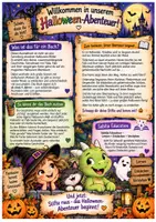 Vorschau - Mal- und Bastelvorlagen - Halloween-Ausmalbuch – Abenteuer ab 4 - Seite 1