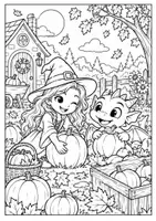 Vorschau - Mal- und Bastelvorlagen - Halloween-Ausmalbuch – Abenteuer ab 4 - Seite 2