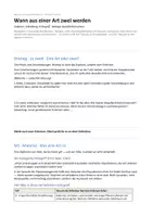 Vorschau - Stundenentwürfe - Artbildung und Artbegriff – Evolution Oberstufe - Seite 1