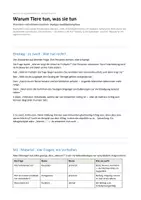 Vorschau - Stundenentwürfe - Proximate und ultimate Ursachen – Biologie Oberstufe - Seite 1